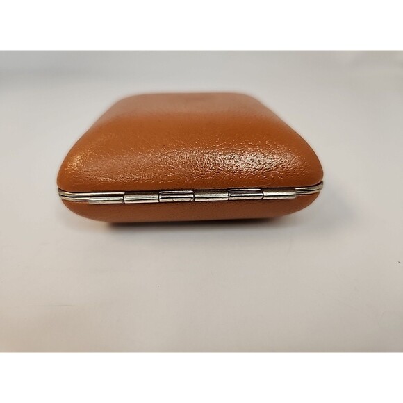 Vintage Phinney-Walker Folding Travel Alarm Clock  Japan Leather Case - Picture 12 of 16